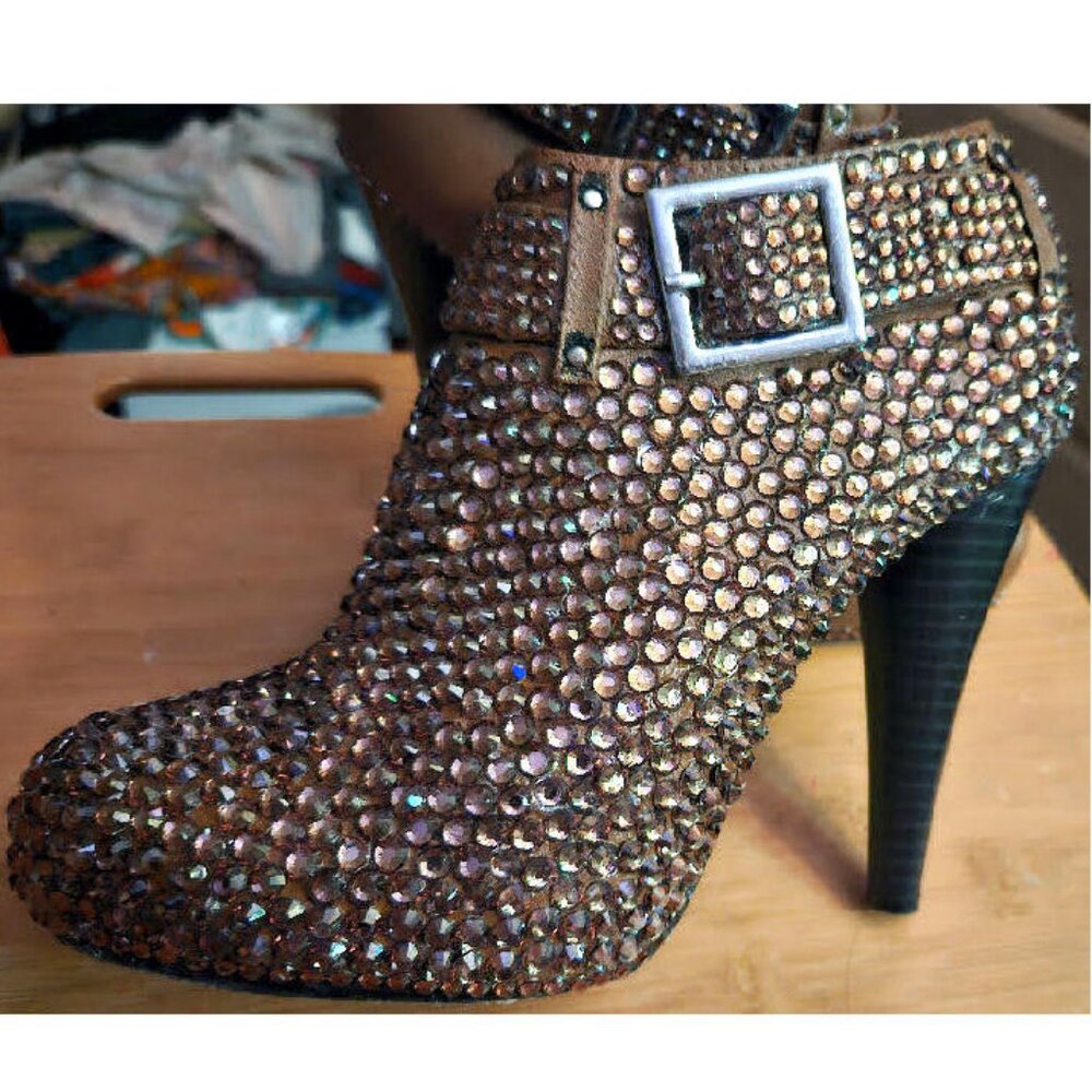 Michael Antonio Sparkly Booties
